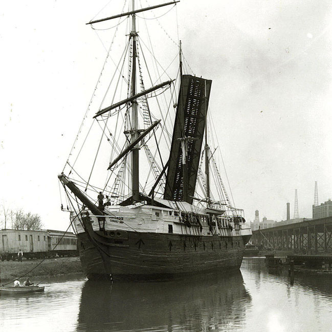 Ship on Canal
